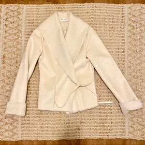 White House / Black Market Shearling Jacket